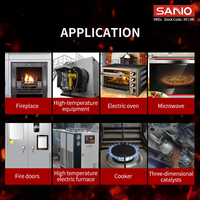 SANVO Mastic d'étanchéité rouge neutre RTV, silicone haute température ignifuge, monocomposant pour usage en construction et moteur