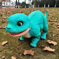 GENGU Animatronik Dinozor Modeli Yüksek Kaliteli Yapay Zeka Uzaktan Kumandalı Dinozor Robot Köpek Gösteri İçin