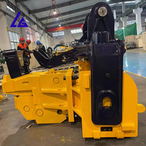 Marteau vibrant hydraulique rotatif à 180 degrés avec moteur, piqueuse haute efficacité pour excavatrices de 16 à 50 tonnes, projets de clôtures solaires - Product Image 3