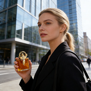 <span class=keywords><strong>Perfume</strong></span> de Mujer al por Mayor en Envase de Lujo con Forma de Bolso de 100 ml |   Nuevo Eau de Parfum Woody Floral 2026 |   Spray de Larga Duración con Elegante Estilo Árabe - Product Image 5