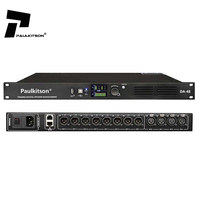 Système de gestion de haut-parleurs professionnels DA48, processeur audio numérique 4 entrées/8 sorties, gestion numérique FIR pour équipement audio