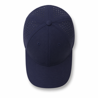Casquette de baseball QOMA Q6102 en polyester imperméable et respirant à 6 panneaux, avec boucle double boutonnage, couleur unie, pour hommes et femmes, vente en gros