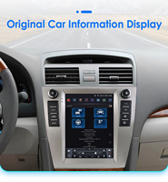 CARUPEZ 9.7 inci Android Auto GPS Terintegrasi Head Unit Stereo Mobil untuk Toyota Camry 2006-2011 DSP Plug and Play