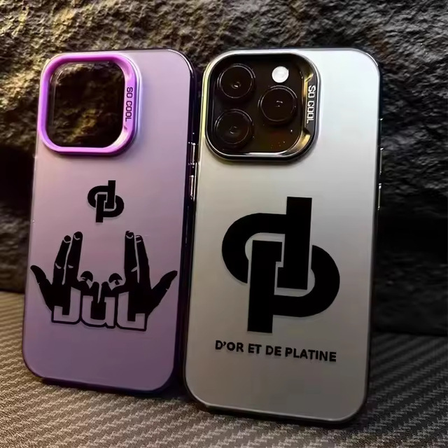 Fashion IMD Laser JUL Rapper Coque Hard PC Shockproof Luxury Mobile Phone Case Cover for iPhone 12 13 14 15 16 17 Pro Max Plus
