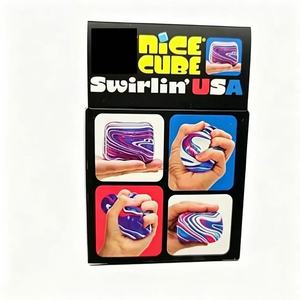 Novedades: Juguetes Blandos Antiestrés Nedoh Nice Cube Squishy Swirling para el Día de la Independencia de EE. UU. - Product Image 4