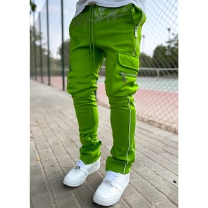 Nuovi <span class=keywords><strong>Pantaloni</strong></span> Cargo Tattici <span class=keywords><strong>Verdi</strong></span> da Uomo in Poliestere, Slim Fit, Antivento, con Strass - Product Image 2
