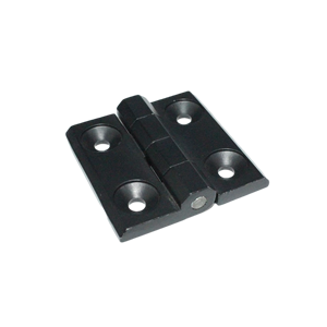 Engsel pintu furnitur baja tahan karat engsel industri mekanis Aloi aluminium logam hitam untuk aplikasi pintu gudang rumah - Product Image 1