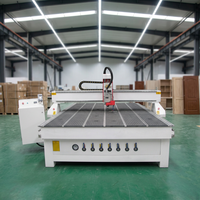 Machine de gravure sur bois CNC 1325 / Routeur CNC / Fraiseuse CNC avec contrôle PLC et DSP, moteur de broche 5KW pour aluminium et cuivre