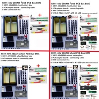 Caja BMS Lifepo4 Personalizada de 16 Piezas, 48V 280Ah, con Pantalla LCD JK 200A BMS, Construcción Metálica IP54 para Celdas MB314