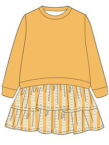 ชุดเดรสเสื้อสเวตเชิ้ตแบบชิ้น<span class=keywords><strong>เด</strong></span>ียวสำหรับเด็กผู้หญิงวัยเตาะแตะ แขนยาว คอกลม พร้อมกระโปรง<span class=keywords><strong>ระบาย</strong></span>เป็น<span class=keywords><strong>ชั้น</strong></span>ๆ สำหรับเล่น - Product Image 6