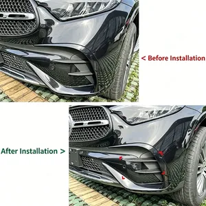 มีดติดข้างตัวถังสำหรับ Mercedes Benz GLC-Class X254 GLC260 300 ปี 2023-2026 สำหรับ AMG ชุดแต่งกันชนหน้า สปอยเลอร์ คานาร์ด ช่องระบายอากาศ อะไหล่รถยนต์ - Product Image 4