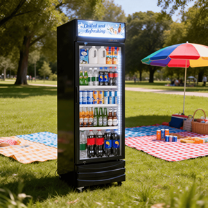 Réfrigérateur de magasin pour boissons gazeuses, <span class=keywords><strong>prix</strong></span> compétitif, vitrine réfrigérée pour boissons, présentoir réfrigéré pour boissons - Product Image 1