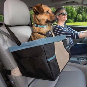 Siège auto pour animaux de compagnie BSCI, pour chiens ou chats, siège avant ou arrière, transporteur de voyage pour chien, siège auto - Product Image 3