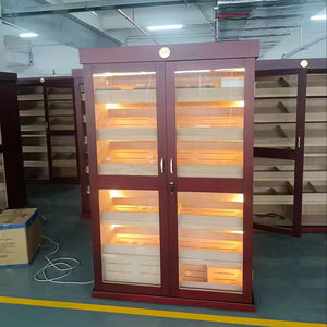 Cave à cigares avec tiroirs en bois de cèdre espagnol Vitrine pour magasin de fumée Grande armoire à cigares - Product Image 2