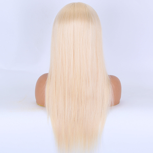 Perruques en dentelle de cheveux humains vierges non traités de couleur blonde blanche avec des cheveux de bébé ligne de cheveux pré-plumés - Product Image 2