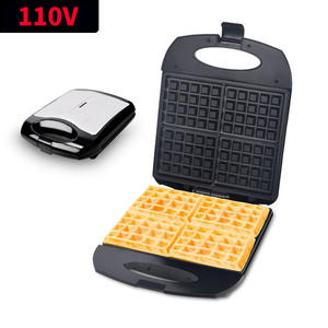 Nueva máquina de waffles multifuncional mini, antiadherente, para hacer sándwiches, para el hogar y la cocina, para waffles y hash browns. - Product Image 1