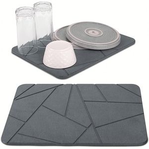 Latest Products Gray Super Bathroom <b>Mat</b> Water Absorbent <b>Kitchen</b> Diatonic Bath Shower Door <b>Floor</b> Water Absorbent <b>Mat</b> <b>for</b> Bathroom - Product Image 4