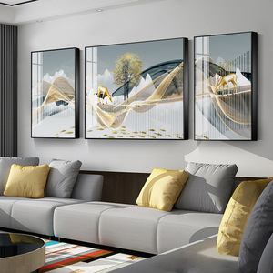 Nuovo elenco creativo tela di cristallo porcellana wall art pittura astratta <span class=keywords><strong>cervo</strong></span> per la decorazione domestica - Product Image 3