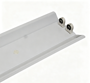 Tube LED <span class=keywords><strong>T8</strong></span> à grille de protection avec support, direct usine, 2x36W, compatible avec les luminaires T5, 2ft 3ft 4ft 5ft 1200mm 600mm 1500mm <span class=keywords><strong>2x18W</strong></span> - Product Image 1