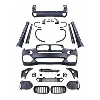 Kit de Carrocería Completo Estilo MT para BMW X5 F15, Modificación de Automóvil F15 2013-2018, Parachoques Delantero y Trasero, Faldones Laterales