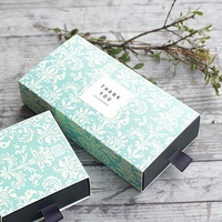 Boîte à thé en papier vintage chinoise, boîte cadeau créative pliable pour savon artisanal