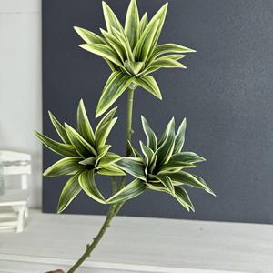Jinxi 3-<b>Forked</b> Golden-Edged Lily Bamboo Artificial Plant 80cm Height Indoor Outdoor Wedding Decoration Foliage Greenery - Product Image 4