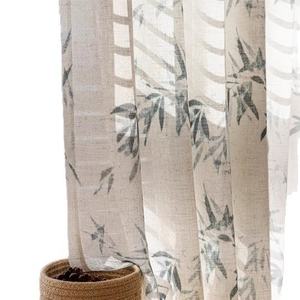 2025 nouveau Style écrans de fenêtre haut de gamme rideaux de gaze de Style National transmettant la lumière pas transparent nouveau Style de lin chinois - Product Image 5