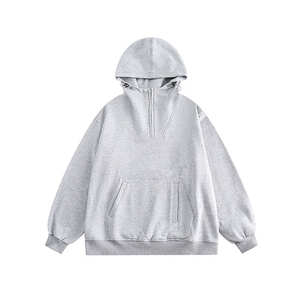 Men's Regular Sleeve Solid <b>French</b> Terry Autumn Hoodies Custom Cotton Polyester Sweatshirts Comfortable Clothing - Product Image 2