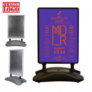 Floor Standing Display Poster Sign Holder With Base Floor Sign Stand Display Sign Holder Poster Board Poster Stand Display - Product Image 1