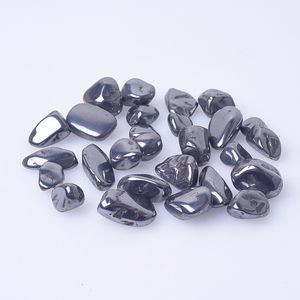 Cristalli di Terahertz Lucidati all'Ingrosso, Pietre Levigate di Terahertz, <span class=keywords><strong>Cristallo</strong></span> Magnetico di <span class=keywords><strong>Ematite</strong></span> Argentata per Reiki - Product Image 4