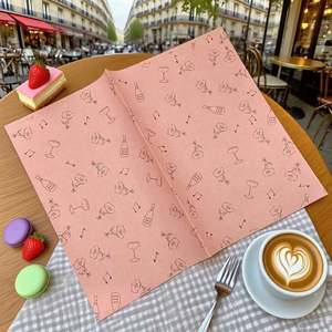 Food <b>Paper</b> Food Packaging Waterproof Wrap <b>Burger</b> Custom Greaseproof <b>Wrapping</b> <b>Paper</b> - Product Image 1