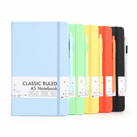 Cuaderno de Cuero PU Personalizado en Oferta, con Portaplumas, Hecho a Mano, Tamaño A5, Agenda Personalizada
