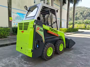 Yuchai S35 pengangkut setir selip kompak 3.5 Ton, pemuat dengan sistem hidrolik untuk konstruksi dan lanskap - Product Image 4
