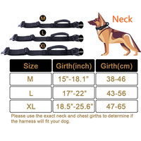 Ensemble collier et laisse pour chien tactique en nylon avec boucle de sécurité pour voiture collier de plomb pour chiens de taille moyenne laisse élastique robuste pour chien
