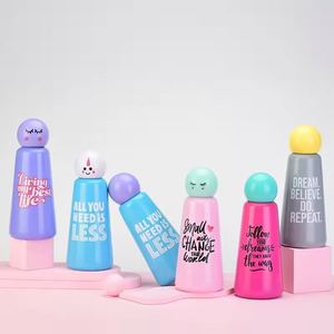 Taza de Viaje de 12 Onzas para Niñas, Diseño Moderno y Bonito, Vaso Térmico con Aislamiento al Vacío, Botella de Agua de Metal Elegante a Prueba de Fugas para Niños y Adultos, para Acampar - Product Image 4
