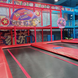 Jeux interactifs de saut sur mur et tapis de trampoline robuste, équipement de terrain de jeu intérieur, toboggans, parc de trampolines pour adultes et enfants - Product Image 1