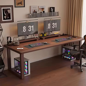Scrivania da Gaming Moderna e Lussuosa, Effetto Marmo, Regolabile, in Legno, per Ufficio e Soggiorno, con Sistema di Raffreddamento - Product Image 3