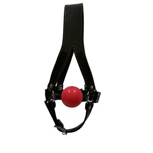 نمط جديد جلدية تسخير عبودية حزام الفم الكمامة كرة سيليكون الكبار بدسم صنم الكمامات منتجات جنسية للمرأة المثيرة اللعب - Product Image 5