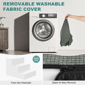 छोटे कुत्तों के लिए गर्म बिक्री पर्यावरण अनुकूल पालतू दरवाजा, हटाने योग्य डिजाइन गैर-पर्ची आधार और लिविंग रूम पालतू जानवरों की देखभाल के लिए धोने योग्य कपड़े - Product Image 5