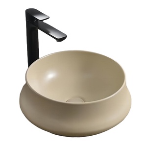 <span class=keywords><strong>Lavabo</strong></span> in ceramica color kaki moderno <span class=keywords><strong>Lavabo</strong></span> in porcellana Art déco fatto a <span class=keywords><strong>mano</strong></span> <span class=keywords><strong>Lavabo</strong></span> per piani di lavoro e tavoli - Product Image 1