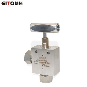 Válvula de Aguja de Hidrógeno de Media Alta Presión GITO (Jietuo) de Acero Inoxidable 316 con Sello Cónico de Alta Temperatura y Alta Presión - Product Image 4