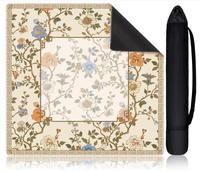 Tapis de table de mahjong de haute qualité, doux, élastique, antidérapant, anti-poussière, protection de plateau pour une utilisation domestique lors de jeux de mahjong ou de poker