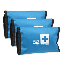 Trousse de premiers secours JCMED, nouveau modèle, mini sac bleu, kit de survie avec fournitures médicales d'urgence essentielles