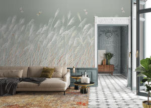 <span class=keywords><strong>Stampa</strong></span> 3D su misura natura paesaggio tropicale foglie di piante animali carta da parati murale parete interna decorazione della casa carta da parati murale - Product Image 3