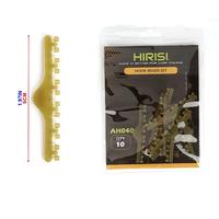 Kit de 10 perles pour hameçons de pêche à la carpe, stoppeurs pour hameçons de montage sur brin, accessoires de pêche à la carpe