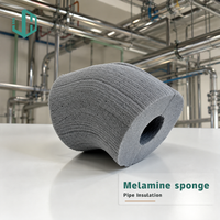 Isolation de tuyaux en mousse de mélamine industrielle, isolation thermique à faible émission de fumée, éponge de mélamine pour la préservation de la chaleur des tuyaux