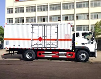 Camión de Reparto de Líquidos Inflamables Foton Aoling, Vehículo de Transporte de Mercancías Peligrosas, Camión de Transporte de Mercancías Peligrosas de Seguridad