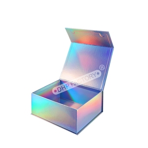 Premium Custom Electronic Headphones Package Holographic Magnet Folding <b>Box</b> for Luxury Gift <b>Box</b> - Product Image 1