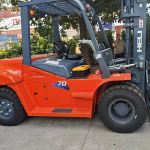 Carretilla elevadora diesel <span class=keywords><strong>CPCD70</strong></span> HELI, carretilla elevadora de 7 toneladas con polea de manguera y palanca de cambios lateral - Product Image 1