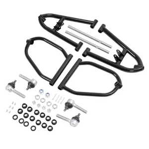 Bras en A allongé avant noir pour Yamaha <span class=keywords><strong>Raptor</strong></span> <span class=keywords><strong>250</strong></span> YFM250R 2008-13 enduit de poudre - Product Image 3